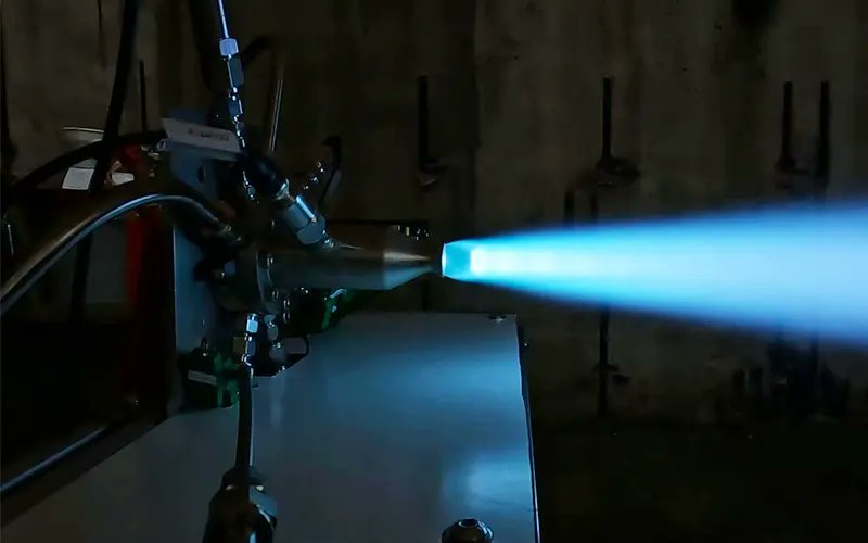 ESpaceflight's tweet card. The Exploration Company has successfully completed a hot fire test of its Breeze thruster, which will be used aboard the service module of its Nyx Moon lunar lander.