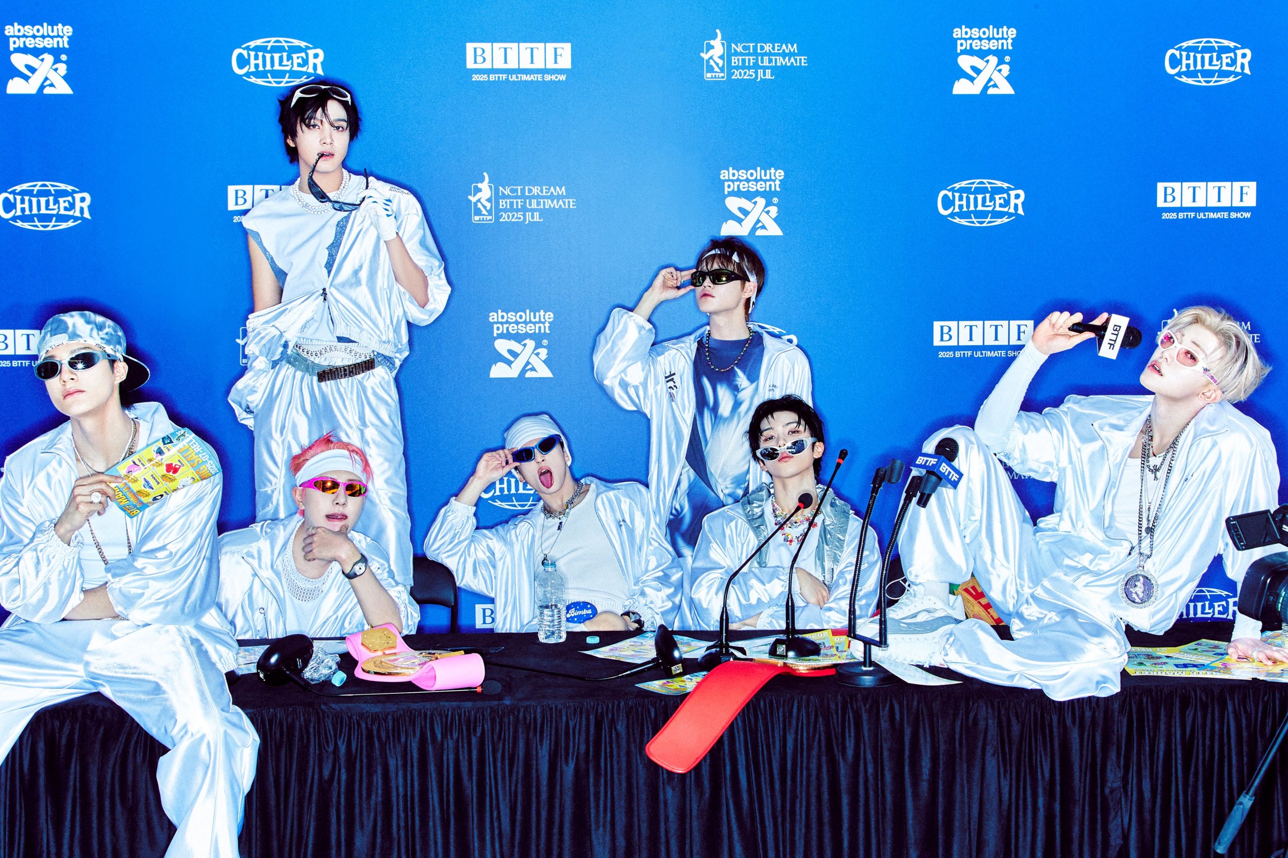 CelebMix's tweet card. South Korean boy band NCT Dream deliver in a MAJOR way with the release of their fifth studio album 'Go Back To The Future'.