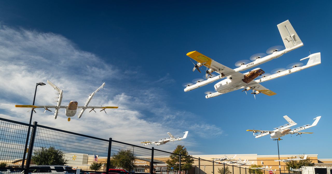 peard33's tweet card. Walmart, with its partner Wing, plans to bring drone delivery to 100 new stores in five new US cities: Atlanta, Charlotte, Houston, Orlando, and Tampa.