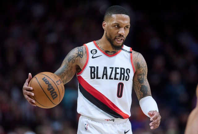 zm_cox's tweet card. Despite rumored interest from the Celtics, Damian Lillard reportedly is rejoining the Trail Blazers.