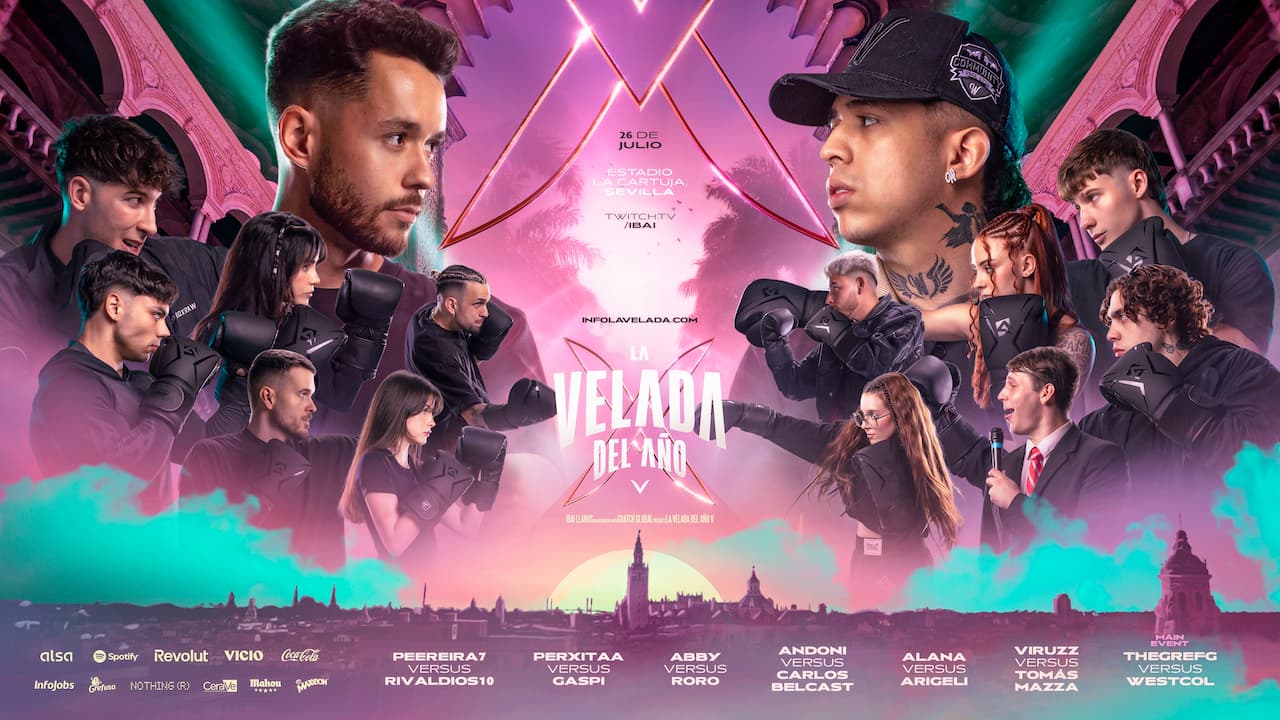 vbaosv's tweet card. El mayor evento de boxeo entre streamers y creadores de contenido, organizado por Ibai Llanos. Descubre combates, participantes y cómo ver el evento en directo.