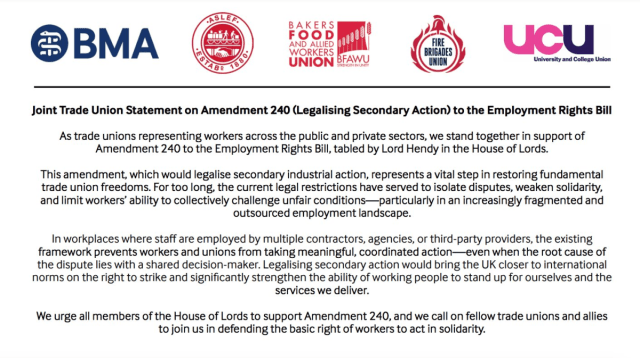 freeourunions's tweet card. A discussion article by a Free Our Unions supporter.