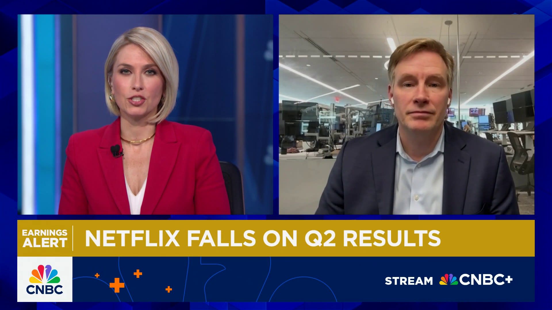 CNBCOvertime's tweet card. Mark Mahaney, Evercore ISI head of internet research, joins 'Closing Bell Overtime' to talk Netflix quarterly results and how to play to stock at these levels.
