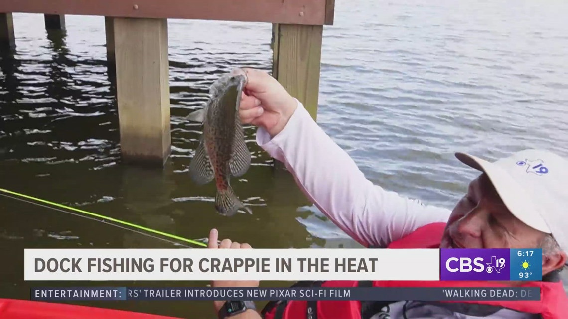BrettCBS19's tweet card. In this week's Hooked on East Texas, we've got a story about you don't have to go to the middle of the lake where the water is deepest to find and catch crappie.