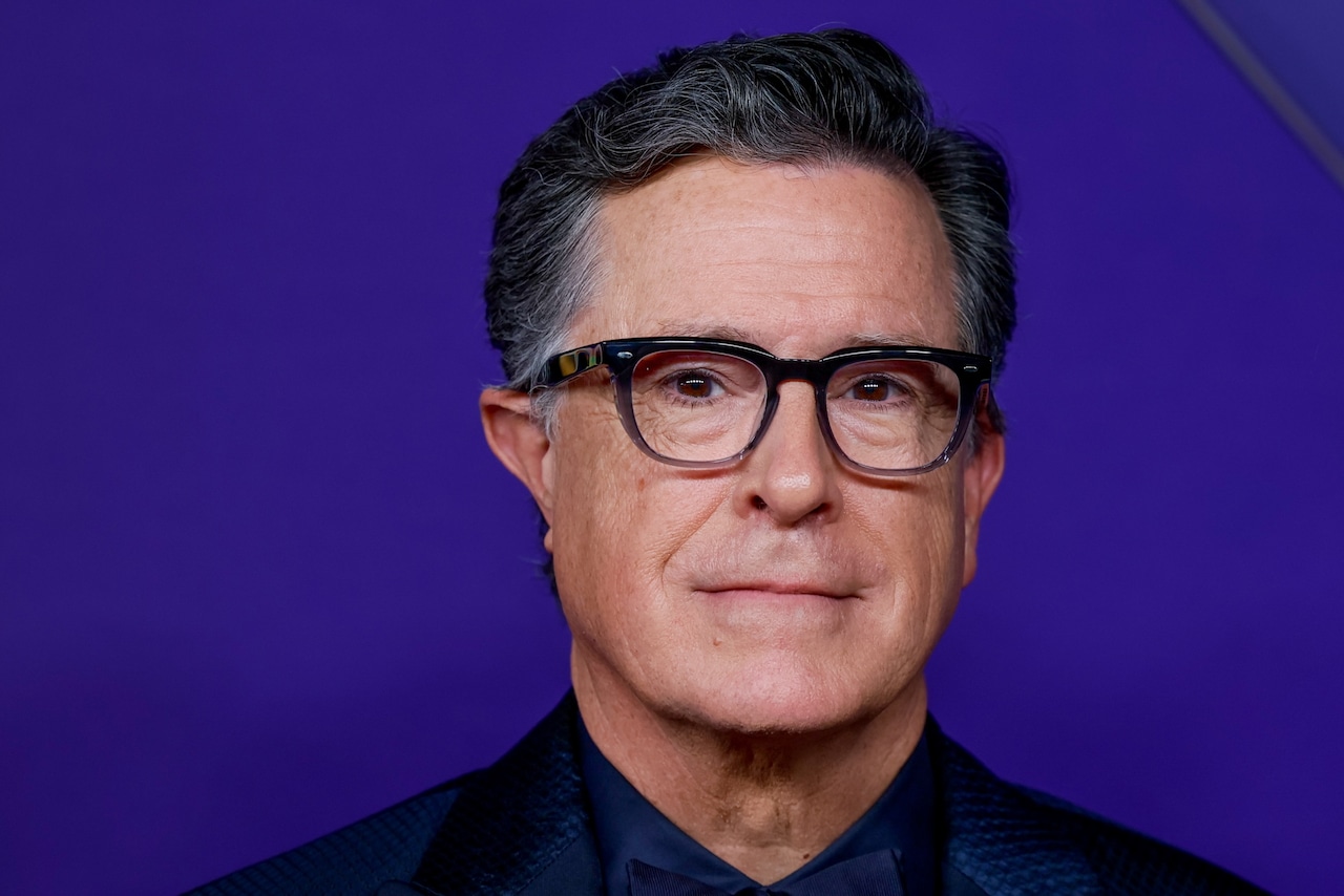 AmyKup's tweet card. Colbert, who lives in New Jersey, has hosted the show for nearly a decade.