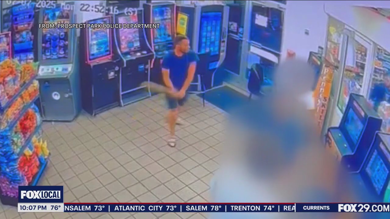 JasonFox29's tweet card. Brian Taylor, 35, of Delaware County has been charged with assault in a gas station rampage that occurred in Prospect Park.