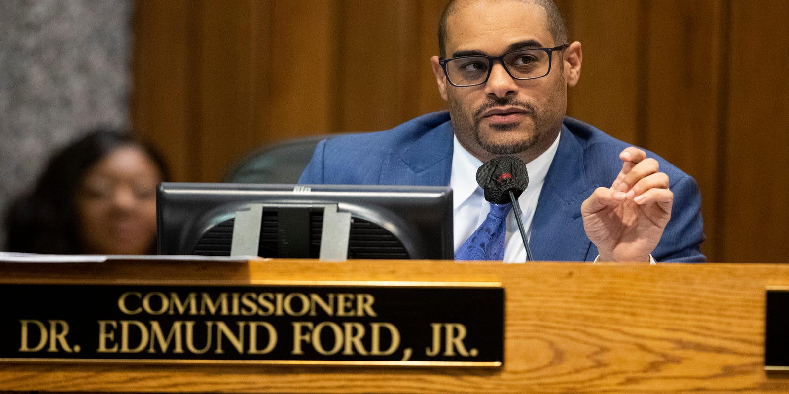 KathsBurgess's tweet card. The move comes after the indictment of Commissioner Edmund Ford Jr., who federal investigators said used the grants to put money into his own pocket.