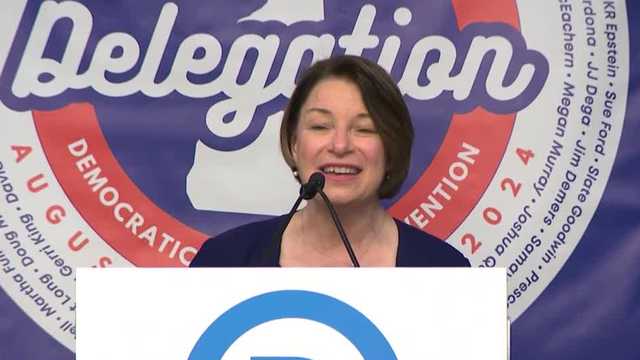 AdamSextonWMUR's tweet card. Sen. Amy Klobuchar is returning to New Hampshire.
