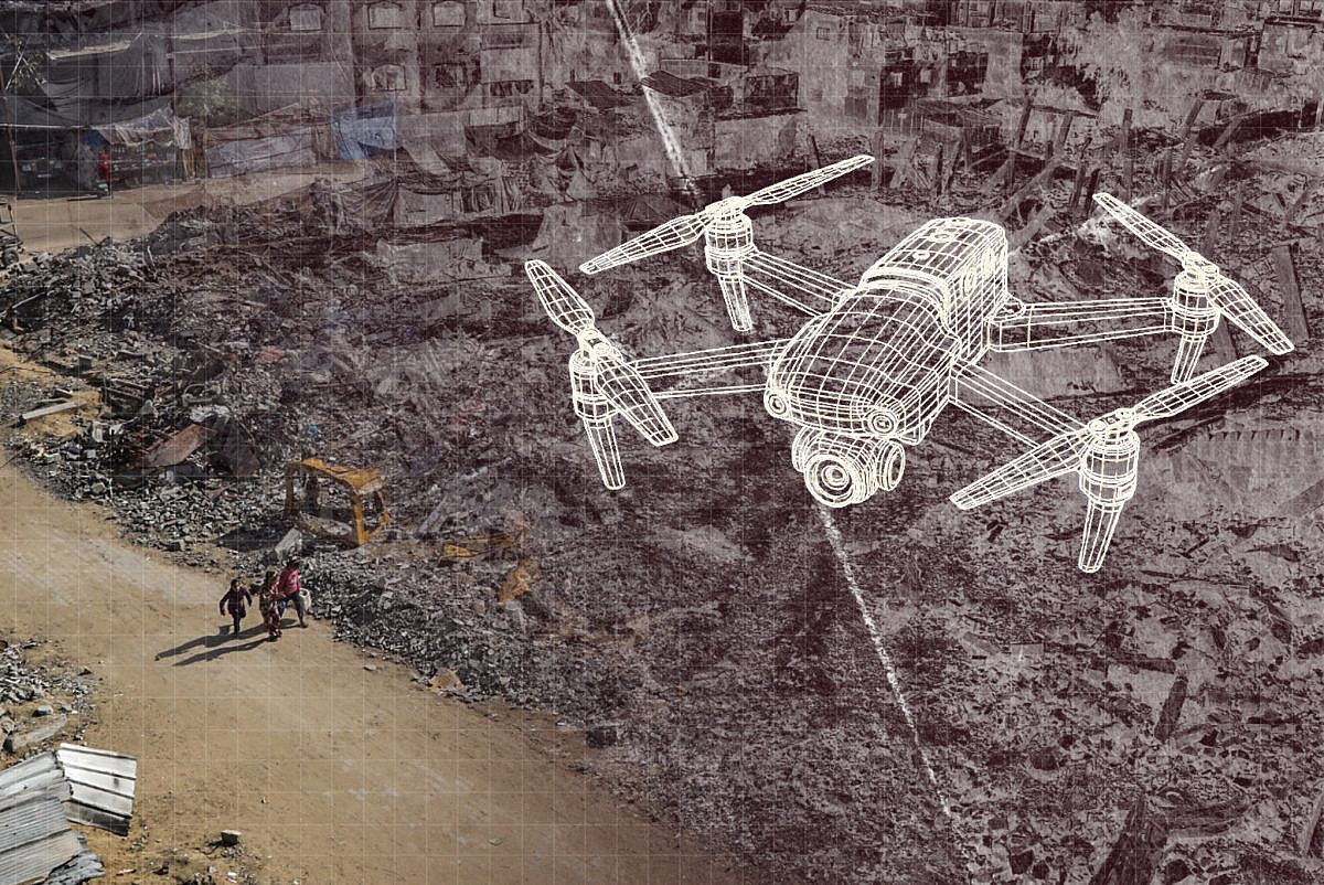 bartov_omer's tweet card. Israeli soldiers tell +972 they deliberately target Palestinian civilians with drone strikes so others will ‘learn’ not to return.