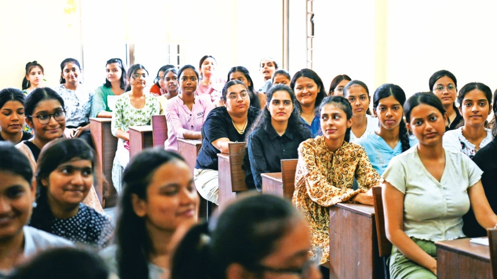 Vidheesha7's tweet card. The revised syllabus document on Manusmriti will be placed before DU’s Academic Council for Academic Matters on Friday.