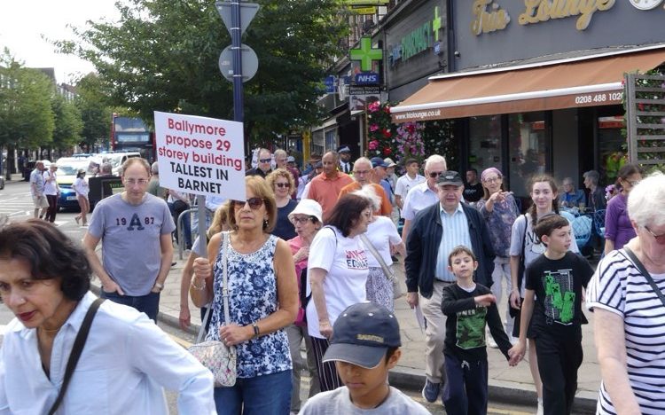 _JoeRossiter's tweet card. Edgware residents have broken the Barnet record for the most objections to a planning proposal amid concerns raised by London Fire Brigade.
