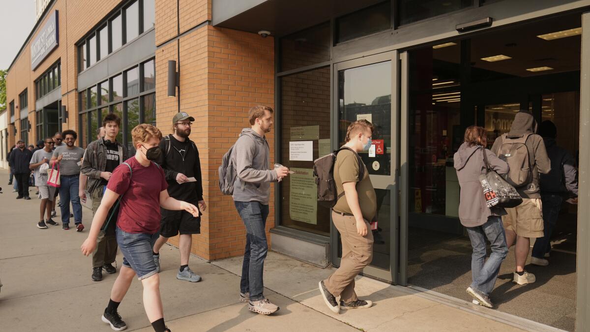 rverrier's tweet card. Shoppers lined up to get their hands on Nintendo Switch 2 devices, resulting in lines and early sell-outs at retail locations.