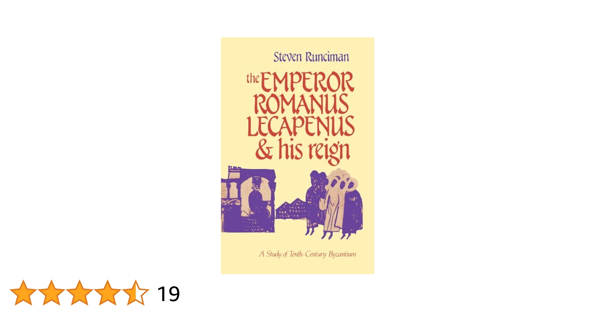 Byzantinerome's tweet card. This study, centred around the reign of the usurping Emperor Romanus Lecapenus, was originally published in 1929, reissued in 1963, and has been out of print for several years. It contributed to the...