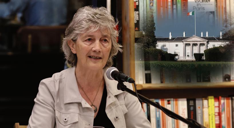 cormicaneoghan's tweet card. Galway West Independent TD Catherine Connolly triggers race for the Áras