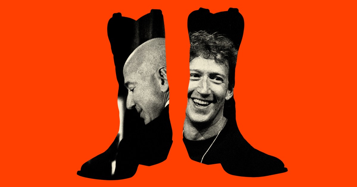 eenayo's tweet card. Heel, collar, Balenciaga? We rank America's bootlickers.