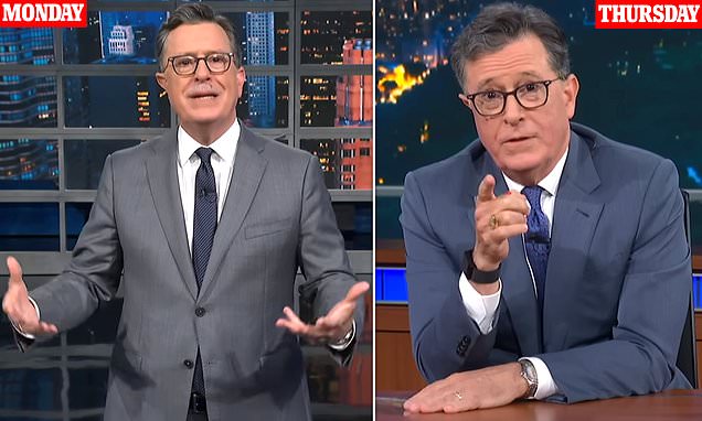 GrimmJack66's tweet card. Stephen Colbert began his talk show as usual from the Ed Sullivan Theater in New York City. But he shocked the audience by telling them he needed to tape an alternate cold open.