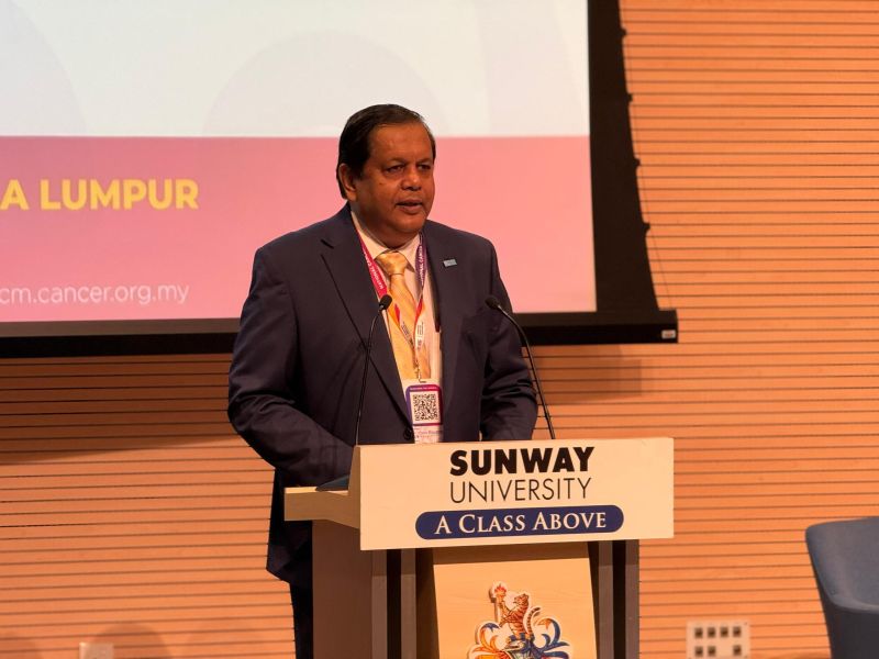 WHOMalaysia's tweet card. We were honoured to welcome Dr Rabindra Abeyasinghe, WHO Representative to Malaysia, Brunei Darussalam and Singapore as the Keynote Plenary 1 speaker at the National Cancer Congress Malaysia 2025,...