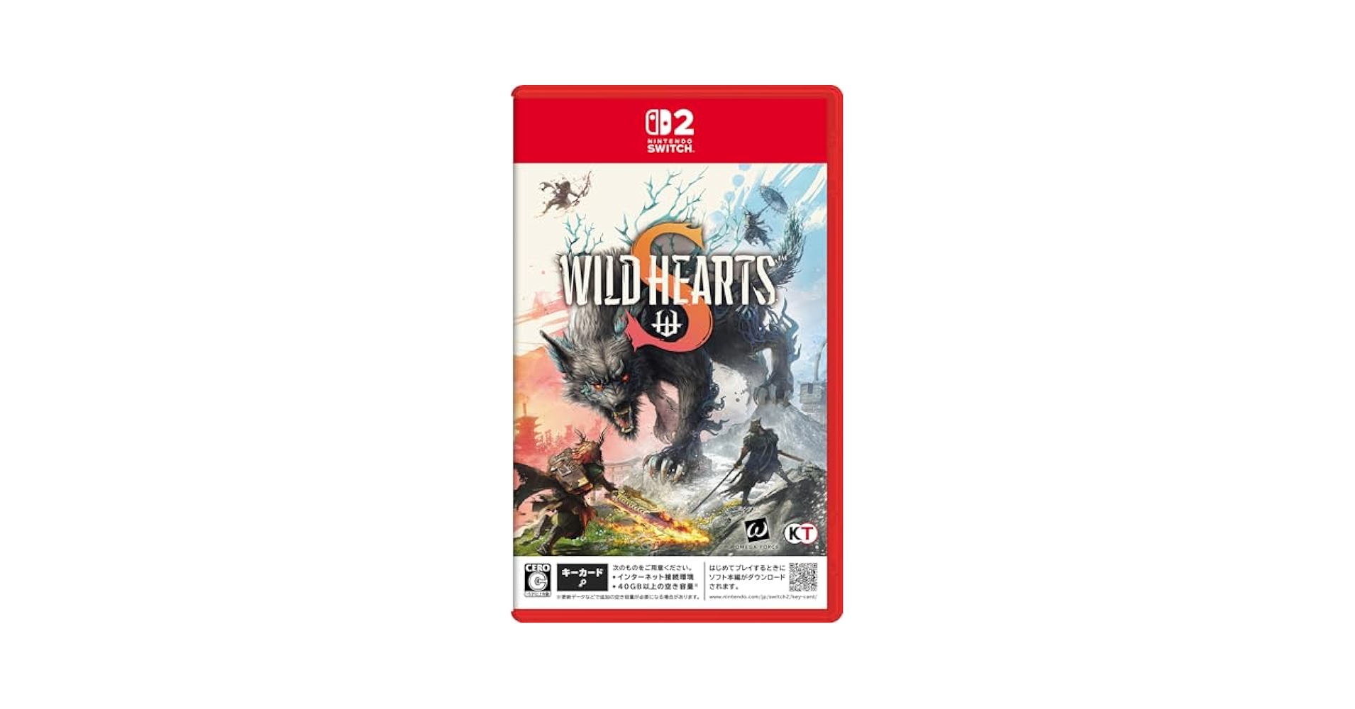 namie00001010's tweet card. ■ハンティングアクションゲーム『WILD HEARTS』がNintendo Switch 2に登場！ 本作は、ハンティングアクションゲーム『WILD HEARTS』のNintendo Switch 2版です。 和風の世界を舞台に、8種類の武器と兵器や罠を瞬時に作り出せる「からくり」を駆使して、自然と融合した強大な獣たちと仲間と共に死闘を繰り広げる、『WILD HEARTS』。 本作ならではの...