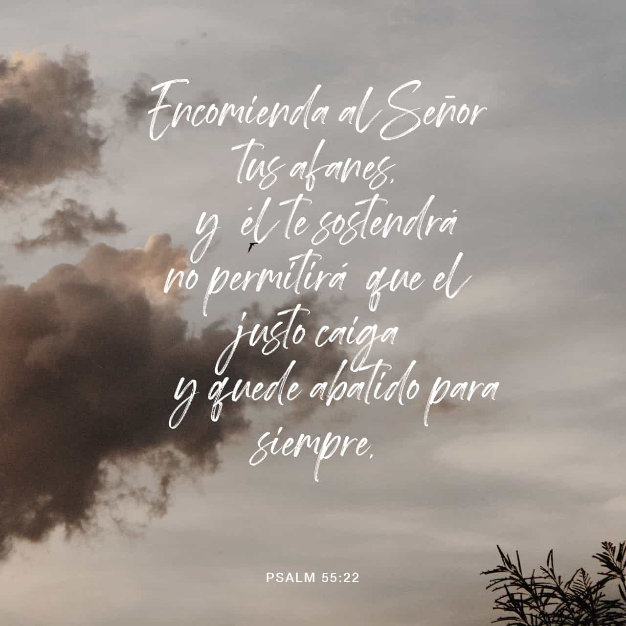 dereckblanco's tweet card. Entrégale tus afanes al SEÑOR y él te sostendrá; no permitirá que el justo caiga y quede abatido para siempre.