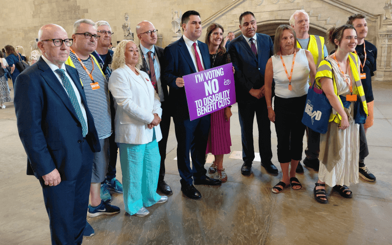 Dis_PPL_Protest's tweet card. Labour MPs have voted to impose £2 billion-a-year cuts on disabled people who cannot work, despite a last-minute intervention by UN disability rights experts, and repeated warnings that the bill wi…