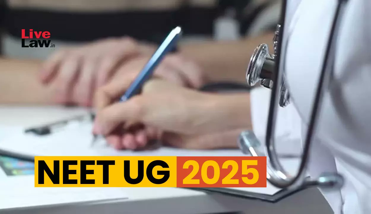 LiveLawIndia's tweet card. The Madhya Pradesh High Court has dismissed the writ petition filed by a NEET UG 2025 candidate w