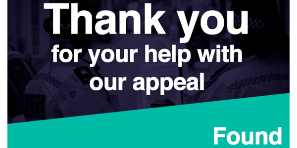 SuffolkPolice's tweet card. A missing 42-year-old man with links to Newmarket and Mildenhall has been located.