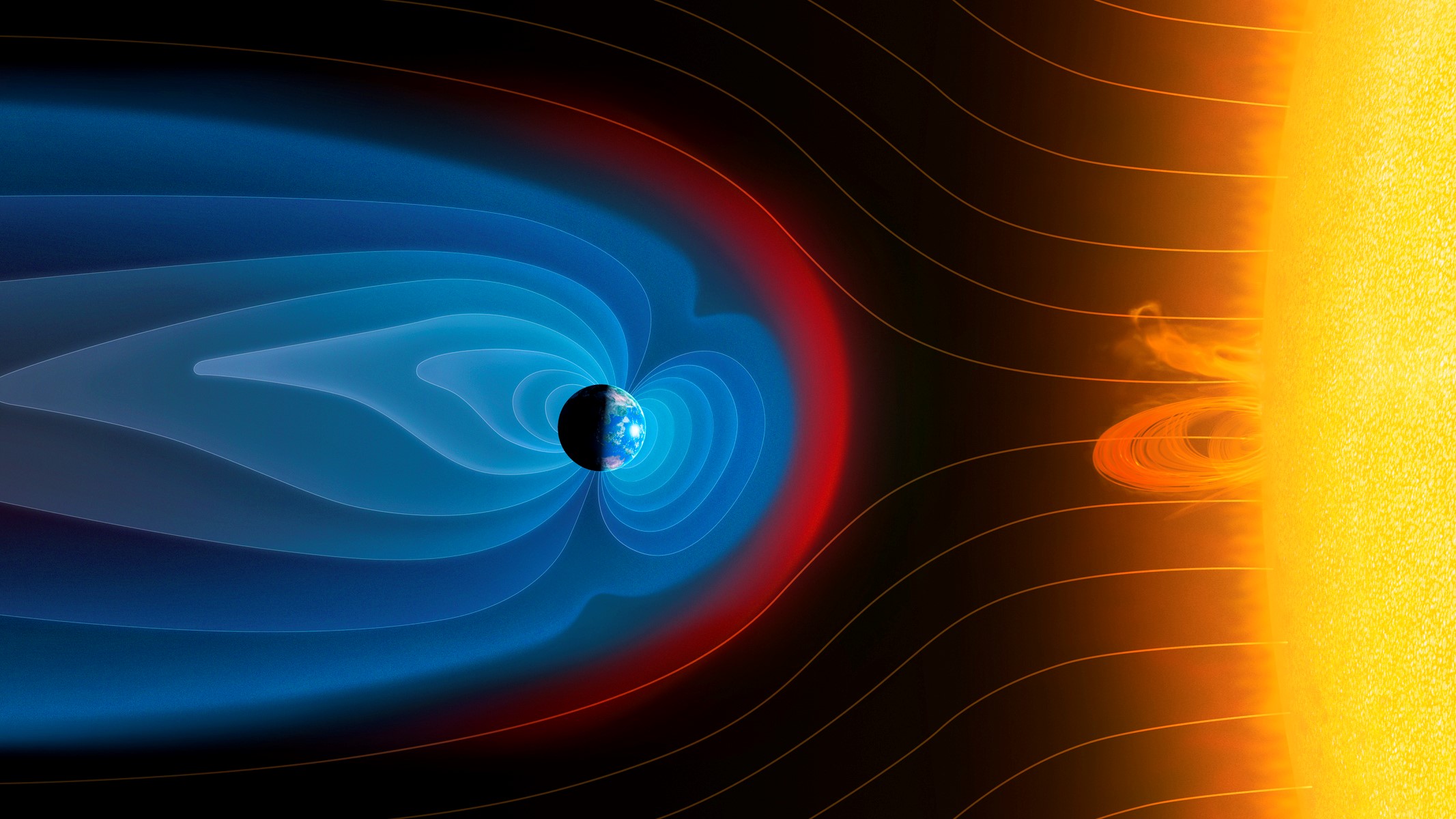 RocketSTEM's tweet card. The Earth’s magnetic field plays a big role in protecting people from hazardous radiation and geomagnetic activity that could affect satellite communication and the operation of power grids. And it...