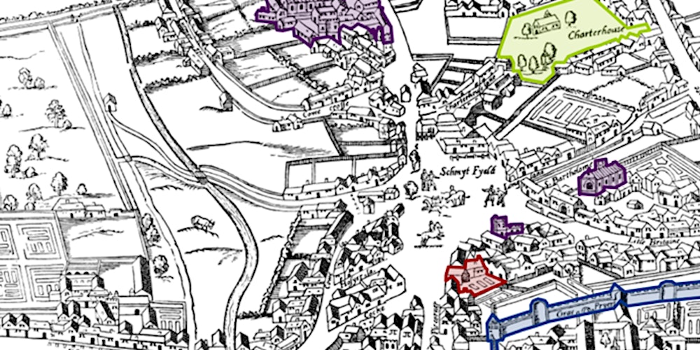 footprintsldn's tweet card. Just outside the medieval City walls, over the centuries Smithfield has been a place of religion, trade, healing, entertainment and sport.