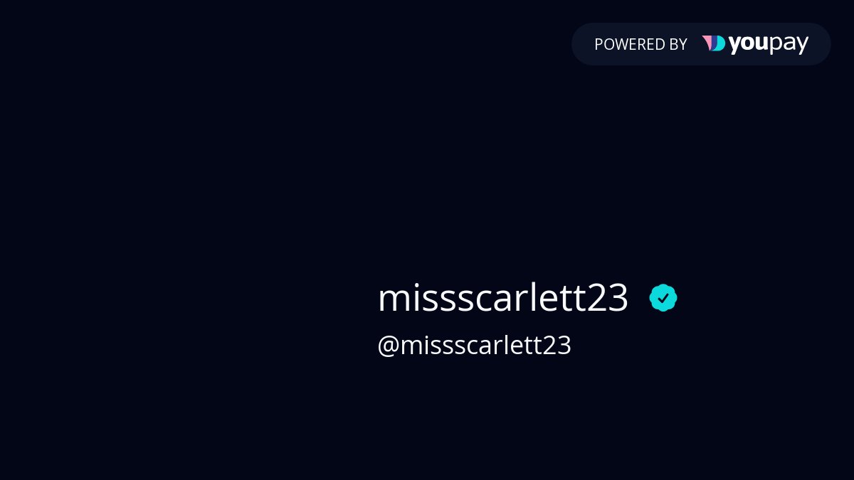 MissScarlett23's tweet card. Welcome! I love money.