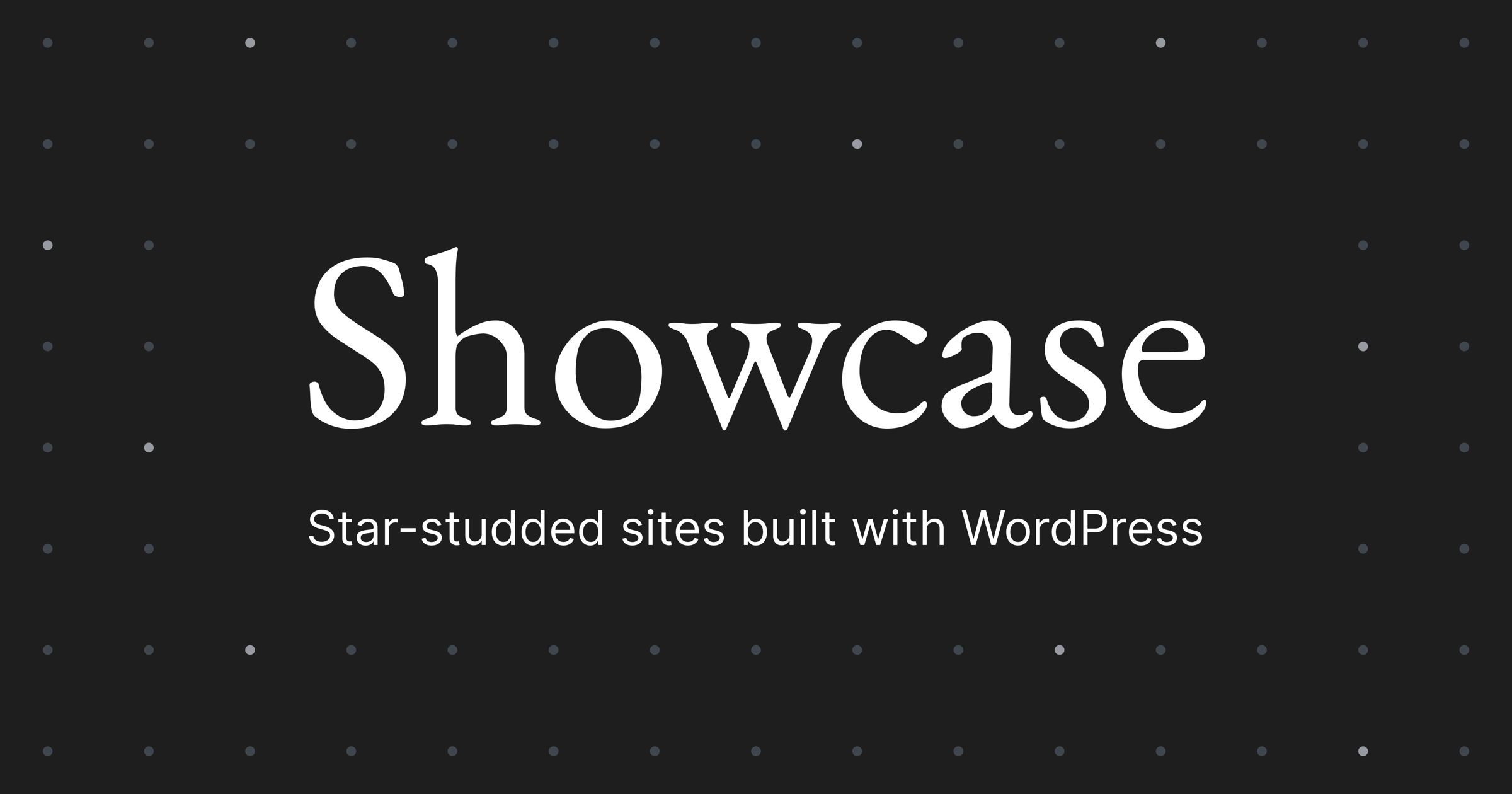 WordPress's tweet card. Discover inspiration in some of the most beautiful, best designed WordPress websites.