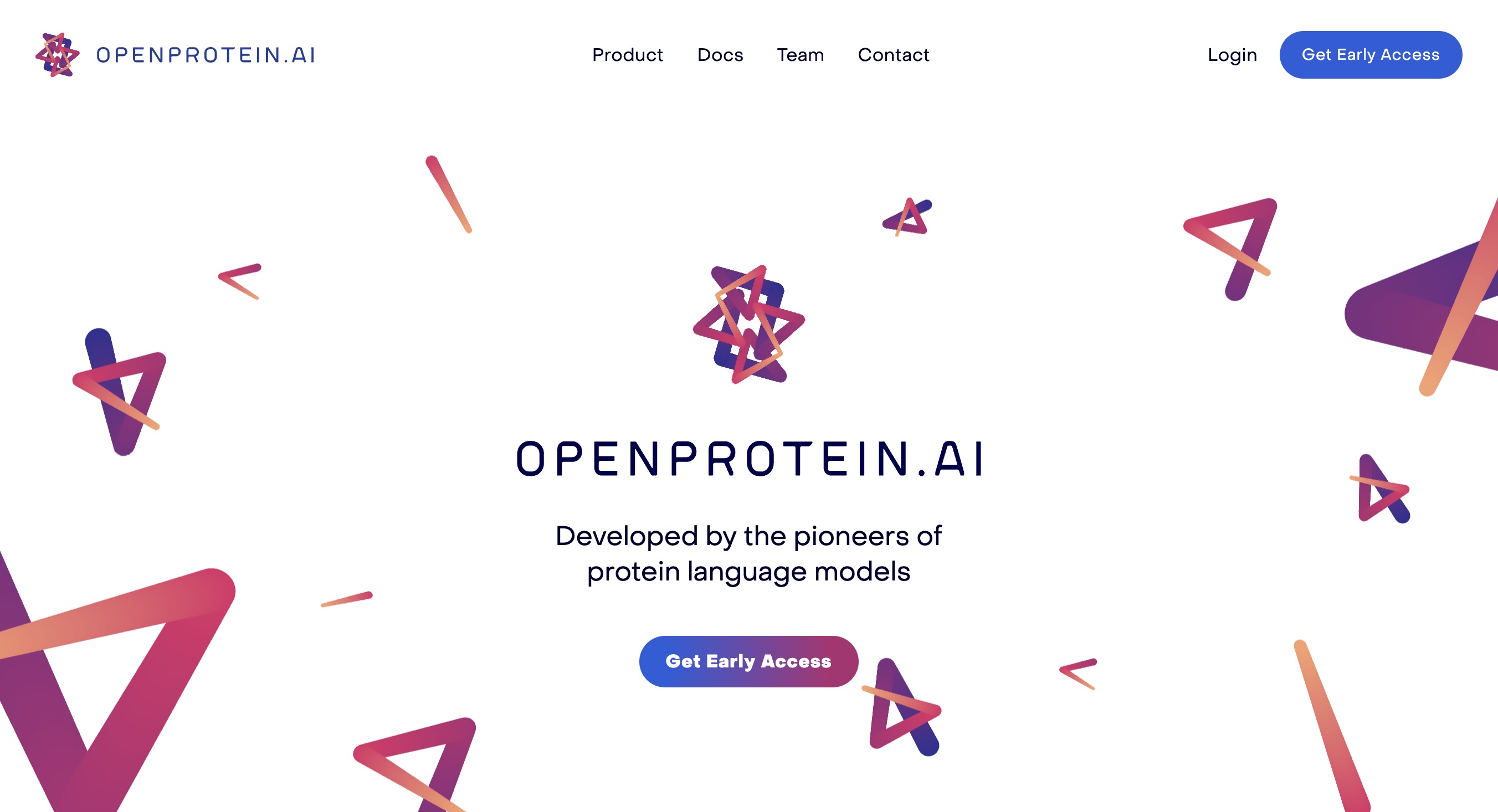 openprotein's tweet card. Join the revolution in protein research with early access to our cutting-edge Open Protein AI platform. Sign up now to explore the future of protein analysis and discovery.