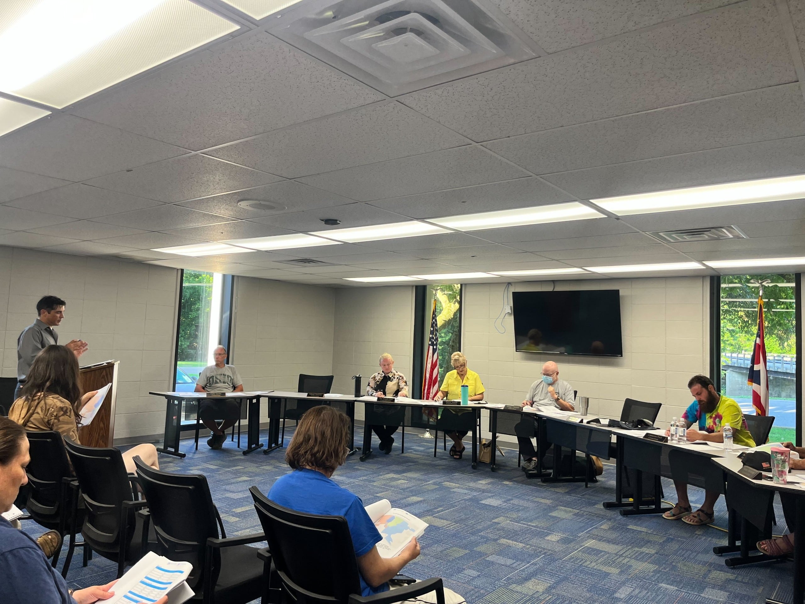 lwvohio's tweet card. Trevor Martin, program coordinator for the Ohio League of Women Voters, invited residents to share their experience in creating the map to the council.