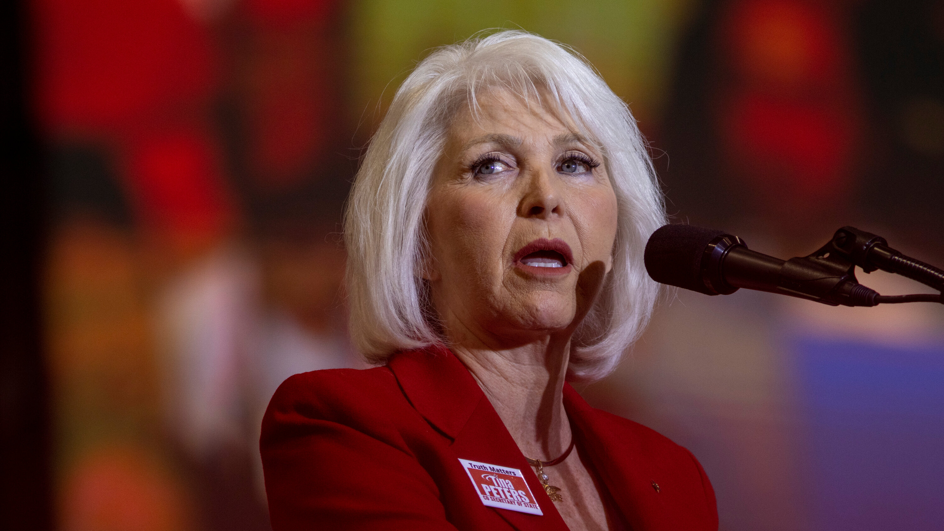 jordanrau's tweet card. Tina Peters, the former clerk of Mesa County, Colo., had tried to prove that the machines had been used to rig the 2020 election against former President Donald J. Trump.