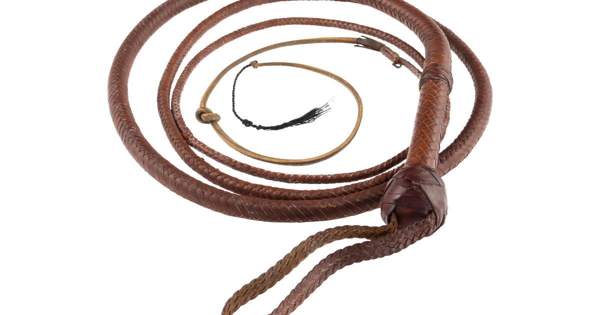 CBSSunday's tweet card. A whip wielded by Harrison Ford in "Indiana Jones and the Last Crusade" sold at auction for $525,000 a day after the Rosebud sled from "Citizen Kane" went for a near-record $14.75 million.