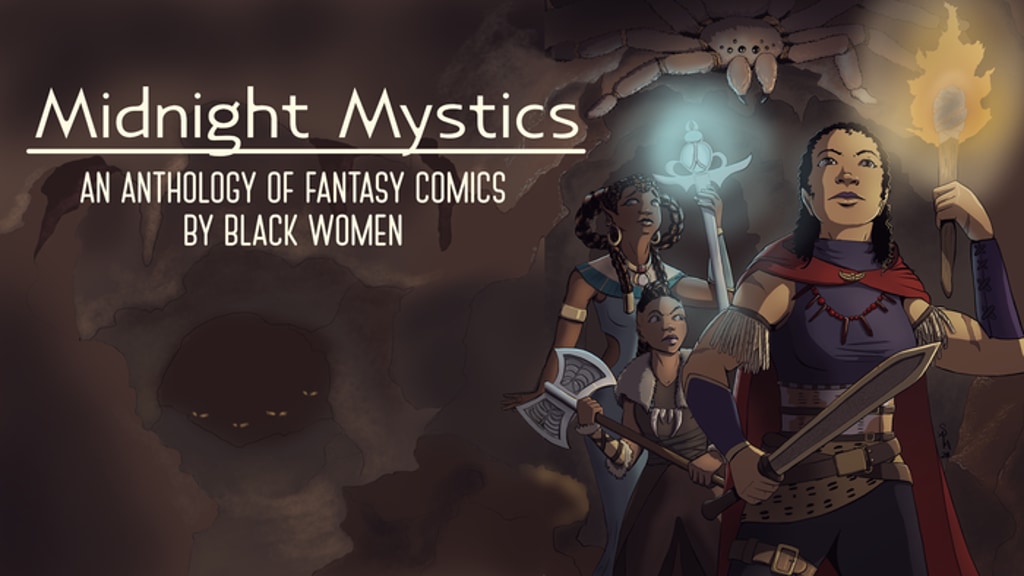 MzYummyDread's tweet card. A comic anthology featuring ten fantasy stories from Black women creators.