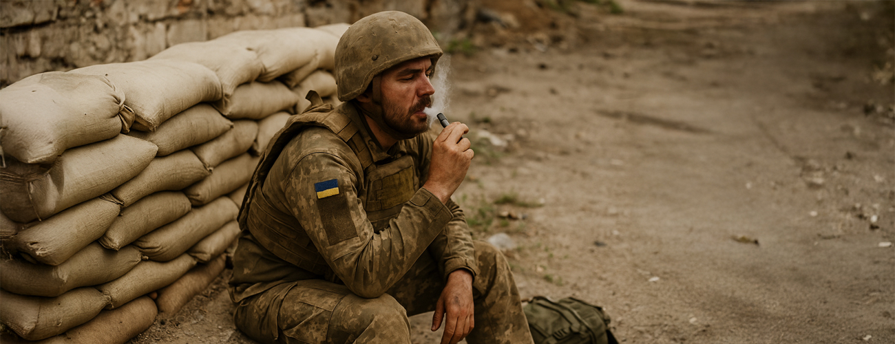 clearingthe_air's tweet card. The use of vapes could lead to a substantial reduction in life years lost due to smoking in Ukraine, a new study has found. 