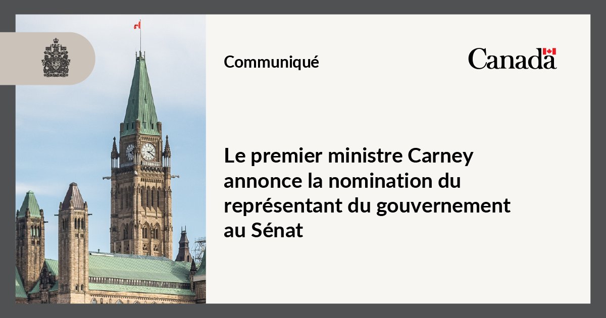 PMcanadien's tweet card. Le sénateur Moreau possède quatre décennies d’expérience juridique et politique, notamment en tant que sénateur, avocat et membre de l’Assemblée nationale du Québec.
