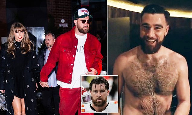 _DanMatthews_'s tweet card. Kelce faced the locker room wall as he stepped back into his burnt-orange suit and sequined shirt. A member of Chiefs staff helped adjust his collar. Then he turned to face the barrage of questions...