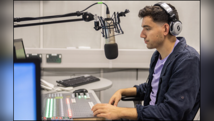 radioworld_news's tweet card. In Scotland, City of Glasgow College is using the Capitol IP 12 console from AEQ to boost its technical training.