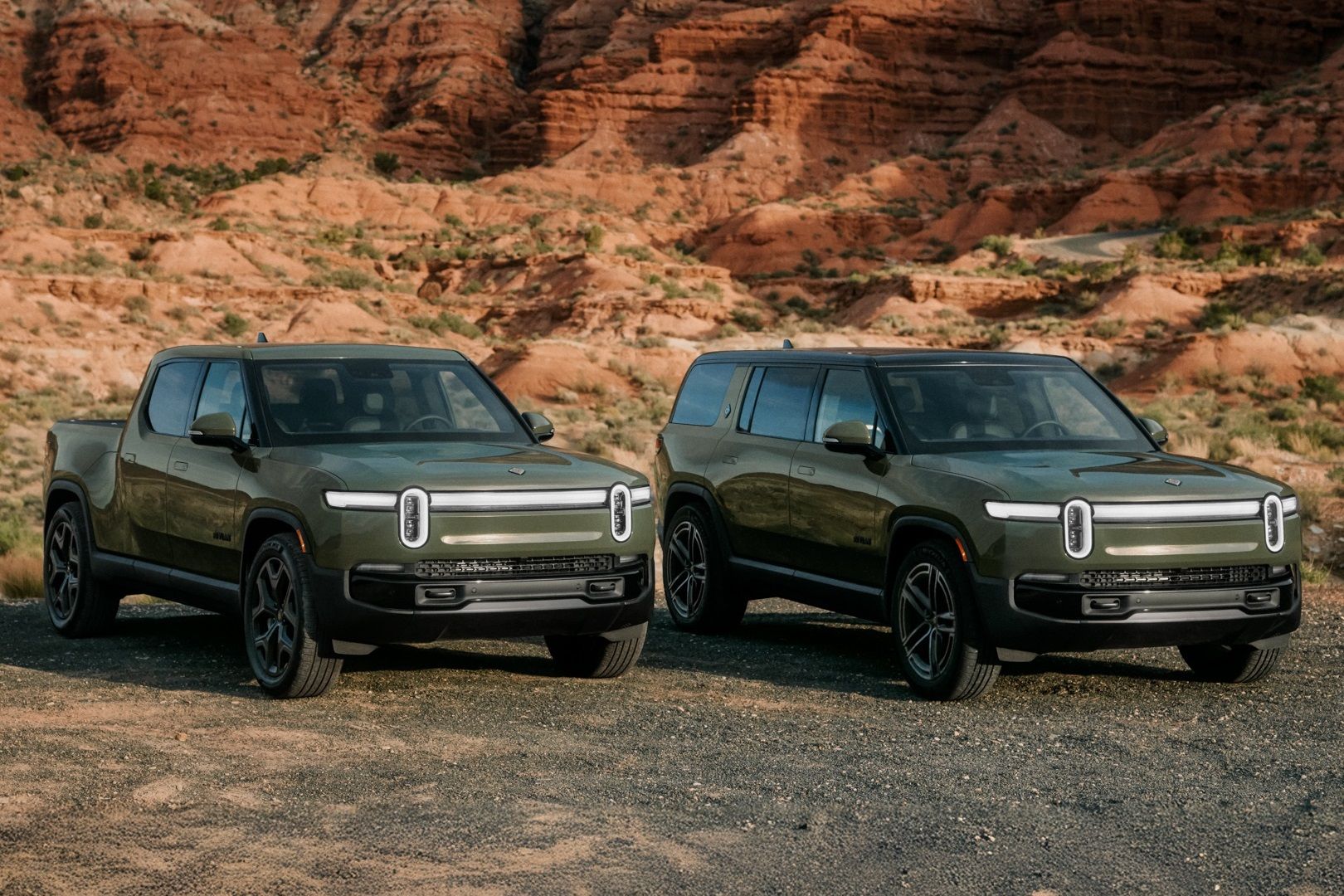 EVChargStations's tweet card. The newly launched 2026 Rivian R1S SUV and R1T pickup are the latest EVs to come natively equipped with a NACS (SAE J3400) charging port in North America.