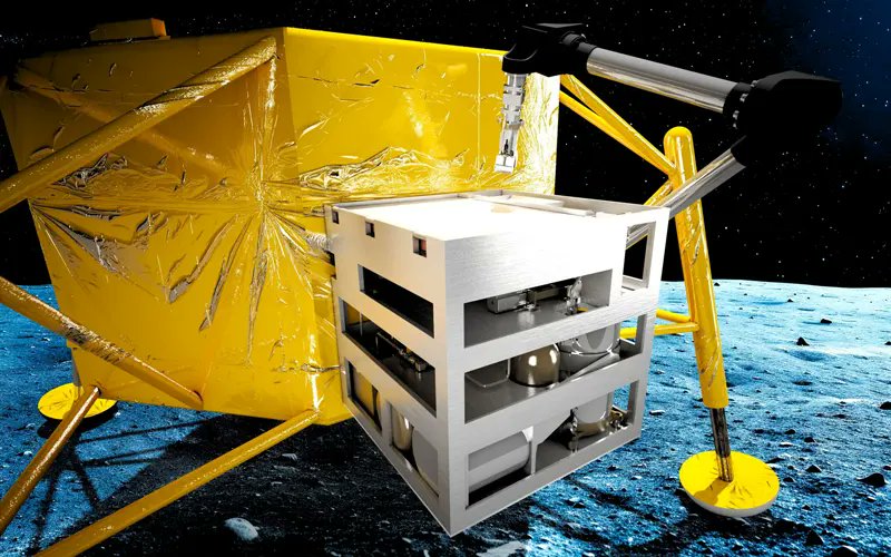 ESpaceflight's tweet card. ASI has awarded OHB a contract to develop its ORACLE project, which aims to extract oxygen from lunar regolith on a future mission to the Moon.