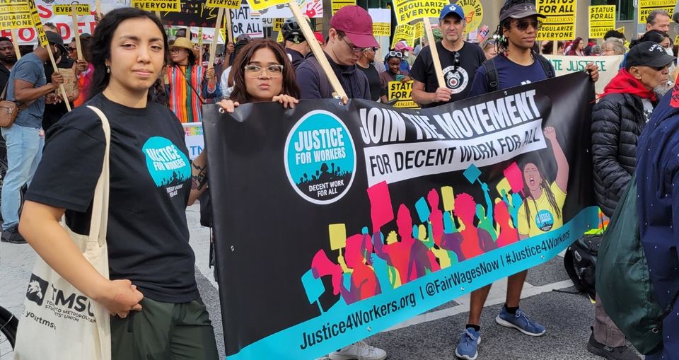 PFrache's tweet card. Join the Justice for Workers York Region Planning Meeting!