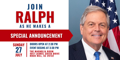 RalphNorman's tweet card. Join Ralph as he makes a Special Announcement.