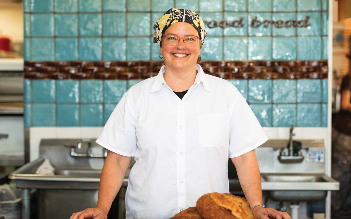 mspmag's tweet card. Internationally famous for her technical know-how and good cheer, Solveig Tofte, of Sun Street Breads, is one of the best bakers we’ve ever had—so why is she leaving?