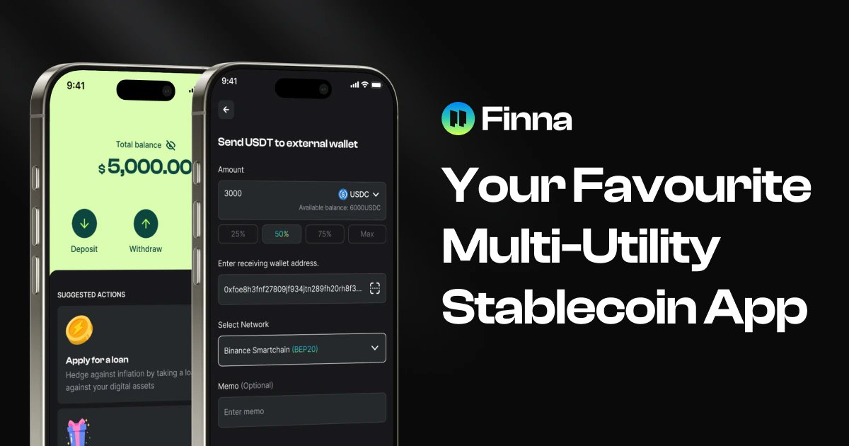 tomiamida's tweet card. Inflation-proof FX-backed lending & remittances powered by Stablecoins