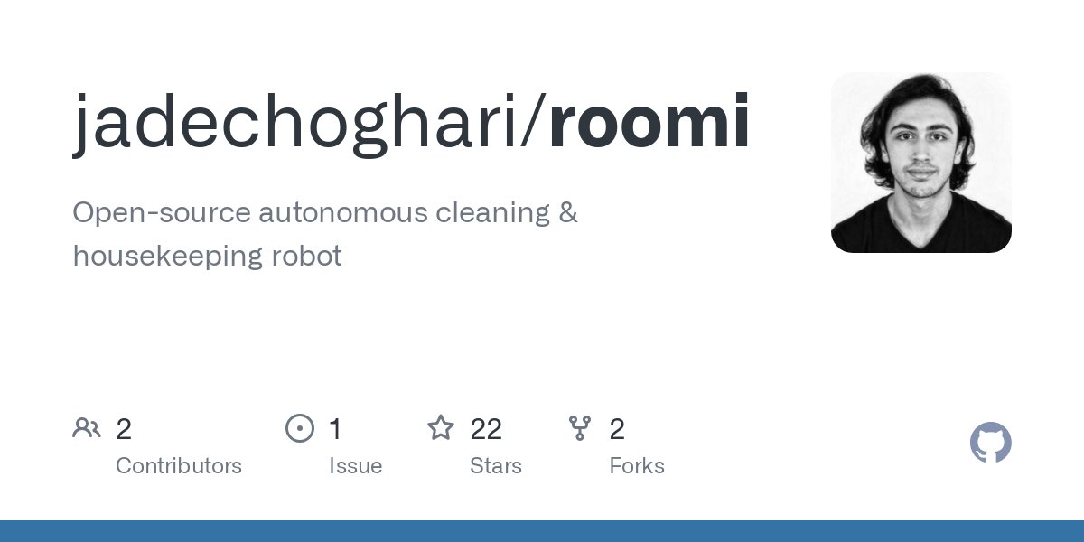 Medal_AI's tweet card. Open-source autonomous cleaning & housekeeping robot - jadechoghari/roomi
