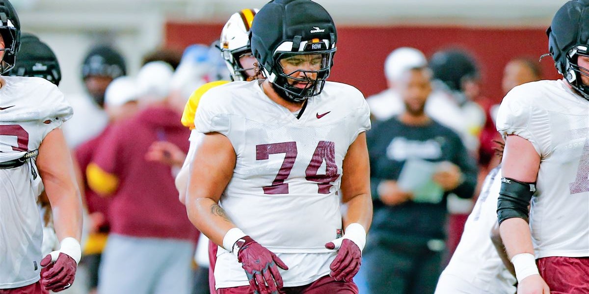 RyanBurnsMN's tweet card. Minnesota Football offensive lineman Marcellus Marshall is ready to make his final year count