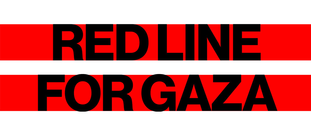 Jac_critter's tweet card. Red Line for Gaza