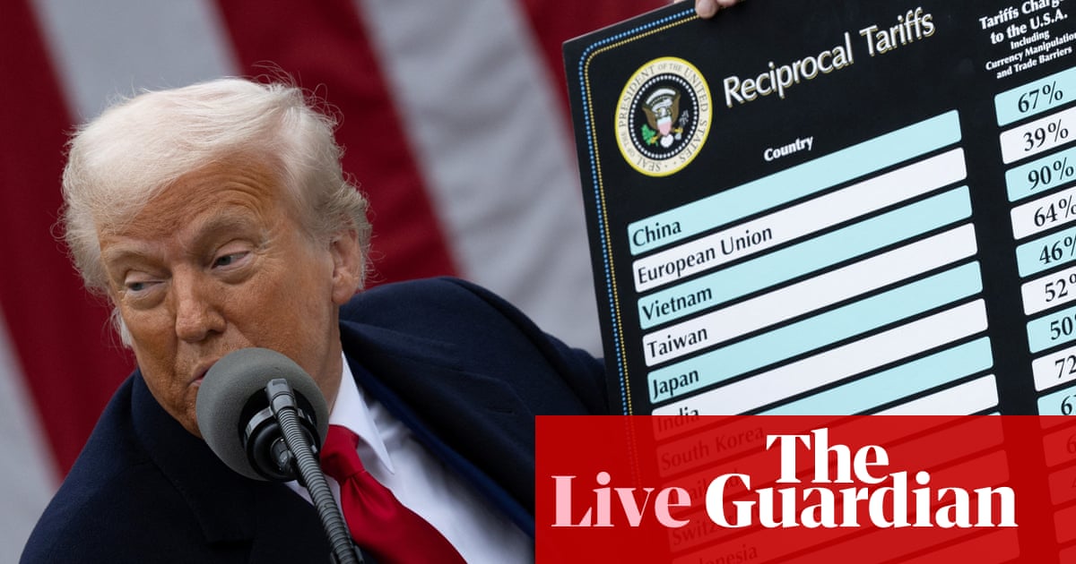 carolvorders's tweet card. Trump’s baseline 10% tariff on all imports from many countries has begun, with higher levies on 57 trading partners to start next week