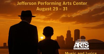 JeffDuncan_'s tweet card. The "Our City of Saints" musical will run at the Jefferson Performing Arts Center in Metairie from Aug. 29-31.